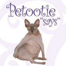 PETOOTIE "SAYS" logo