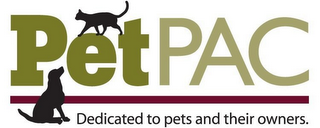 PETPAC DEDICATED TO PETS AND THEIR OWNERS. logo