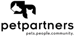PETPARTNERS PETS. PEOPLE.COMMUNITY. logo