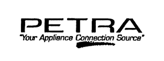 PETRA "YOUR APPLIANCE CONNECTION SOURCE" logo