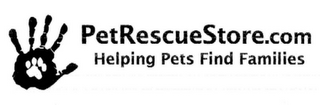 PETRESCUESTORE.COM HELPING PETS FIND FAMILIES logo