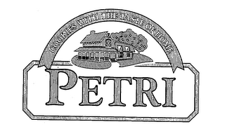PETRI COOKIES WITH THE TASTE OF HOME logo