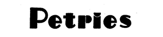 PETRIES logo