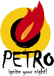 PETRO IGNITE YOUR NIGHT! logo
