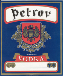 PETROV ORIGINAL VODKA VODKA logo