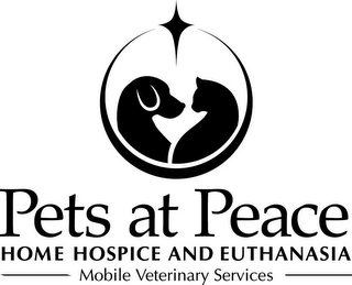 PETS AT PEACE HOME HOSPICE AND EUTHANASIA MOBILE VETERINARY SERVICES logo