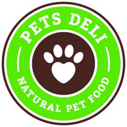 PETS DELI NATURAL PET FOOD logo