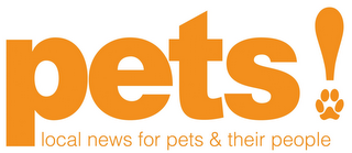 PETS LOCAL NEWS FOR PETS AND THEIR PEOPLE logo