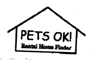 PETS OK! RENTAL HOME FINDER logo