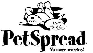 PETSPREAD NO MORE WORRIES! logo