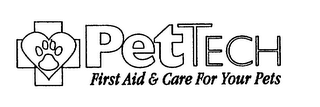 PETTECH FIRST AID & CARE FOR YOUR PETS logo