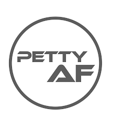 PETTY AF logo