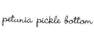 PETUNIA PICKLE BOTTOM logo