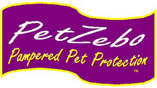 PETZEBO PAMPERED PET PROTECTION logo