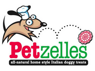 PETZELLES ALL-NATURAL HOME STYLE ITALIAN DOGGY TREATS logo
