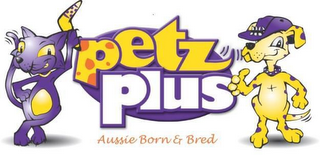 PETZPLUS AUSSIE BORN & BRED logo