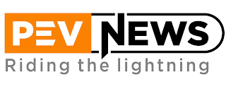 PEV NEWS RIDING THE LIGHTNING logo