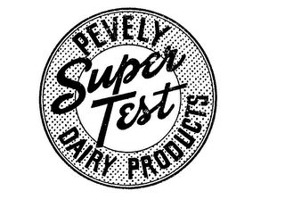 PEVELY SUPER TEST DAIRY PRODUCTS logo