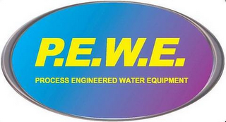 P.E.W.E. PROCESS ENGINEERED WATER EQUIPMENT logo