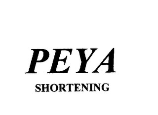 PEYA SHORTENING logo