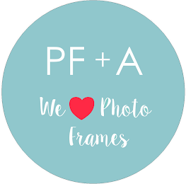 PF + A WE PHOTO FRAMES logo