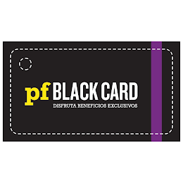 PF BLACK CARD DISFRUTA BENEFICIOS EXCLUSIVOS logo