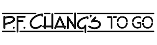 P.F. CHANG'S TO GO logo
