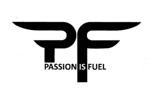 PF PASSION IS FUEL logo