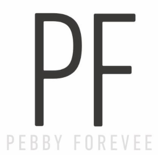 PF PEBBY FOREVEE logo