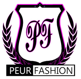 PF PEUR FASHION logo