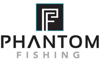 PF PHANTOM FISHING logo