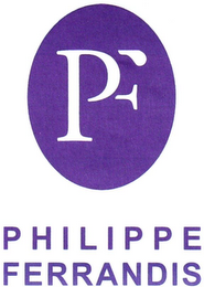 PF PHILIPPE FERRANDIS logo