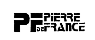 PF PIERRE DE FRANCE logo