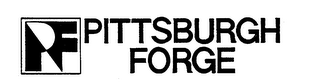 PF PITTSBURGH FORGE logo