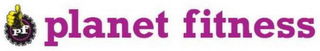 PF PLANET FITNESS logo