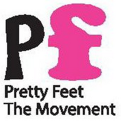 PF PRETTY FEET THE MOVEMENT logo