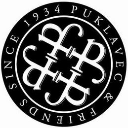 PF PUKLAVEC & FRIENDS SINCE 1934 logo