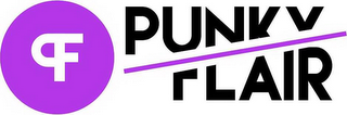PF PUNKY FLAIR logo