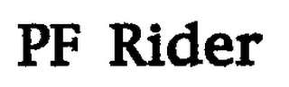PF RIDER logo