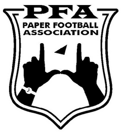 PFA PAPER FOOTBALL ASSOCIATION logo