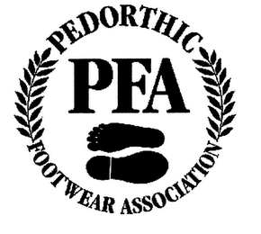 PFA PEDORTHIC FOOTWEAR ASSOCIATION logo