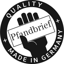 PFANDBRIEF QUALITY MADE IN GERMANY logo