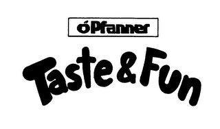 PFANNER TASTE & FUN logo