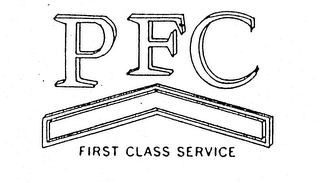 PFC FIRST CLASS SERVICE logo