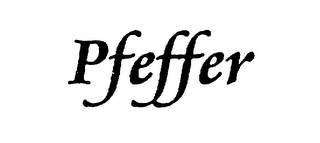 PFEFFER logo