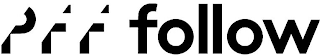 PFF FOLLOW logo