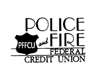 PFFCU POLICE AND FIRE FEDERAL CREDIT UNION logo