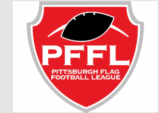 PFFL PITTSBURGH FLAG FOOTBALL LEAGUE logo