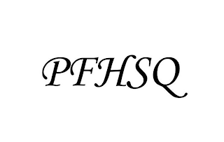 PFHSQ logo