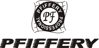 PFIFFERY PROFESSIONAL PF PFIFFERY logo